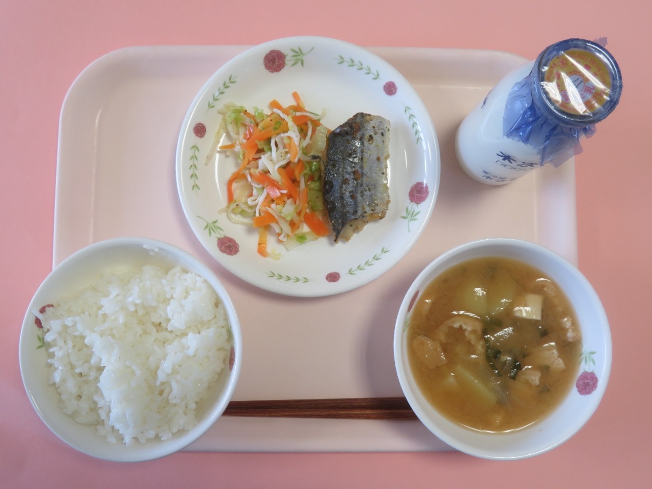 今日の給食の写真