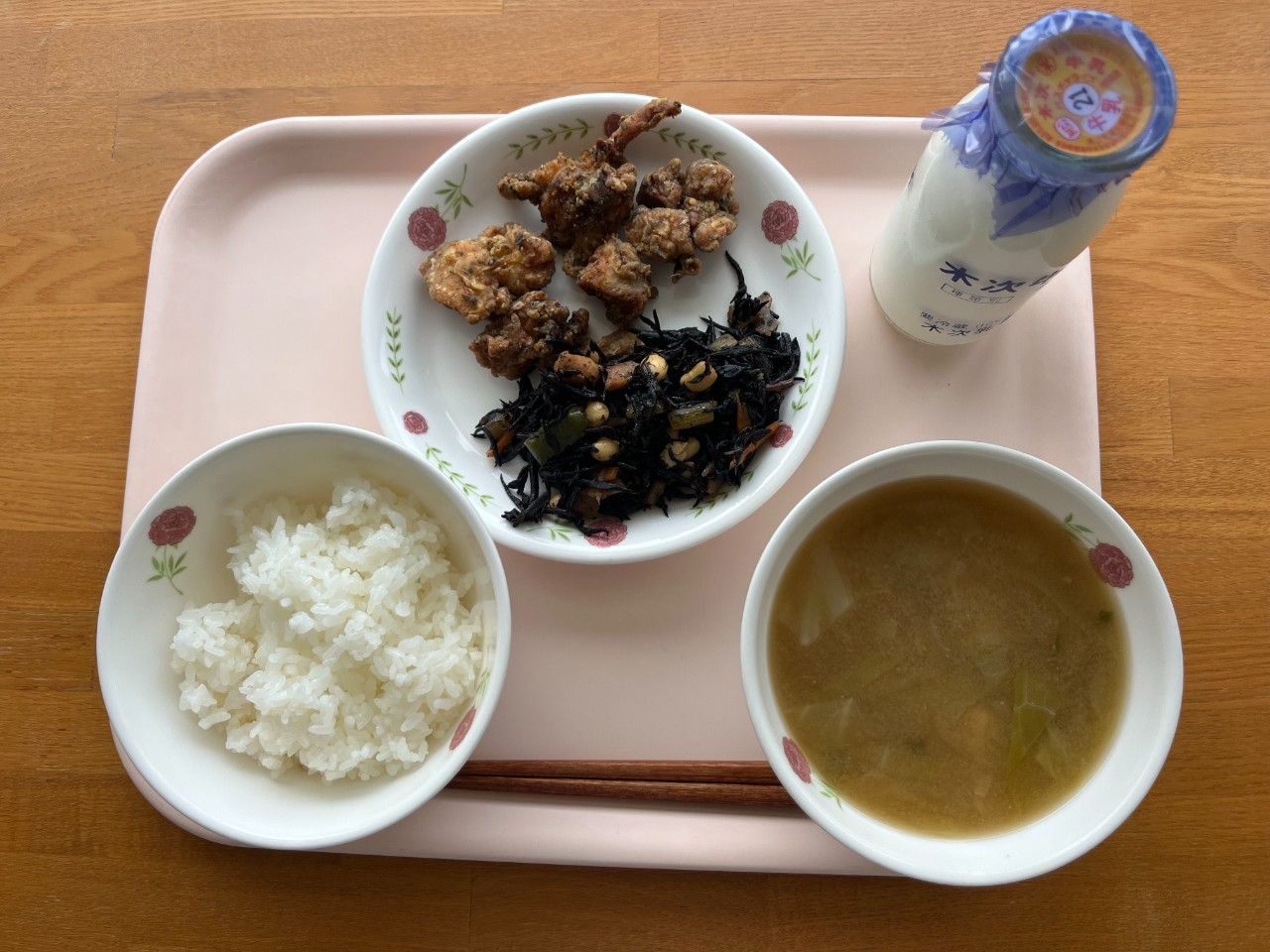 今日の給食の写真