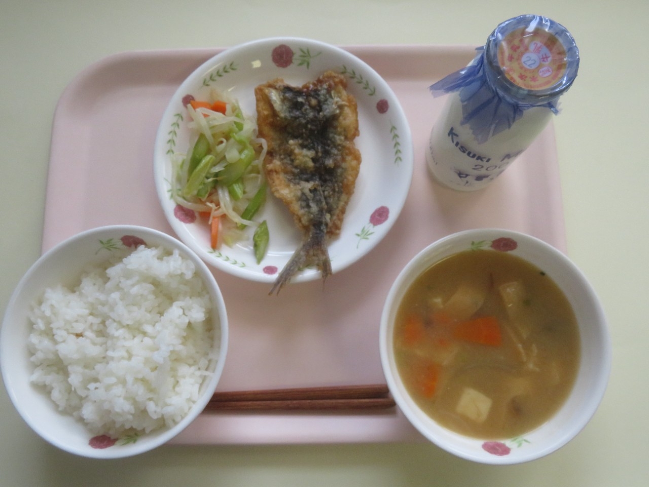 今日の給食の写真