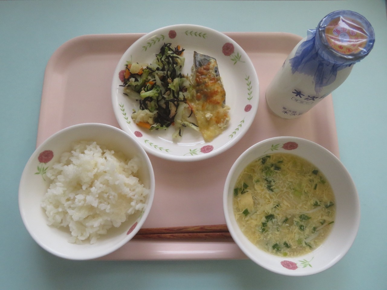今日の給食の写真