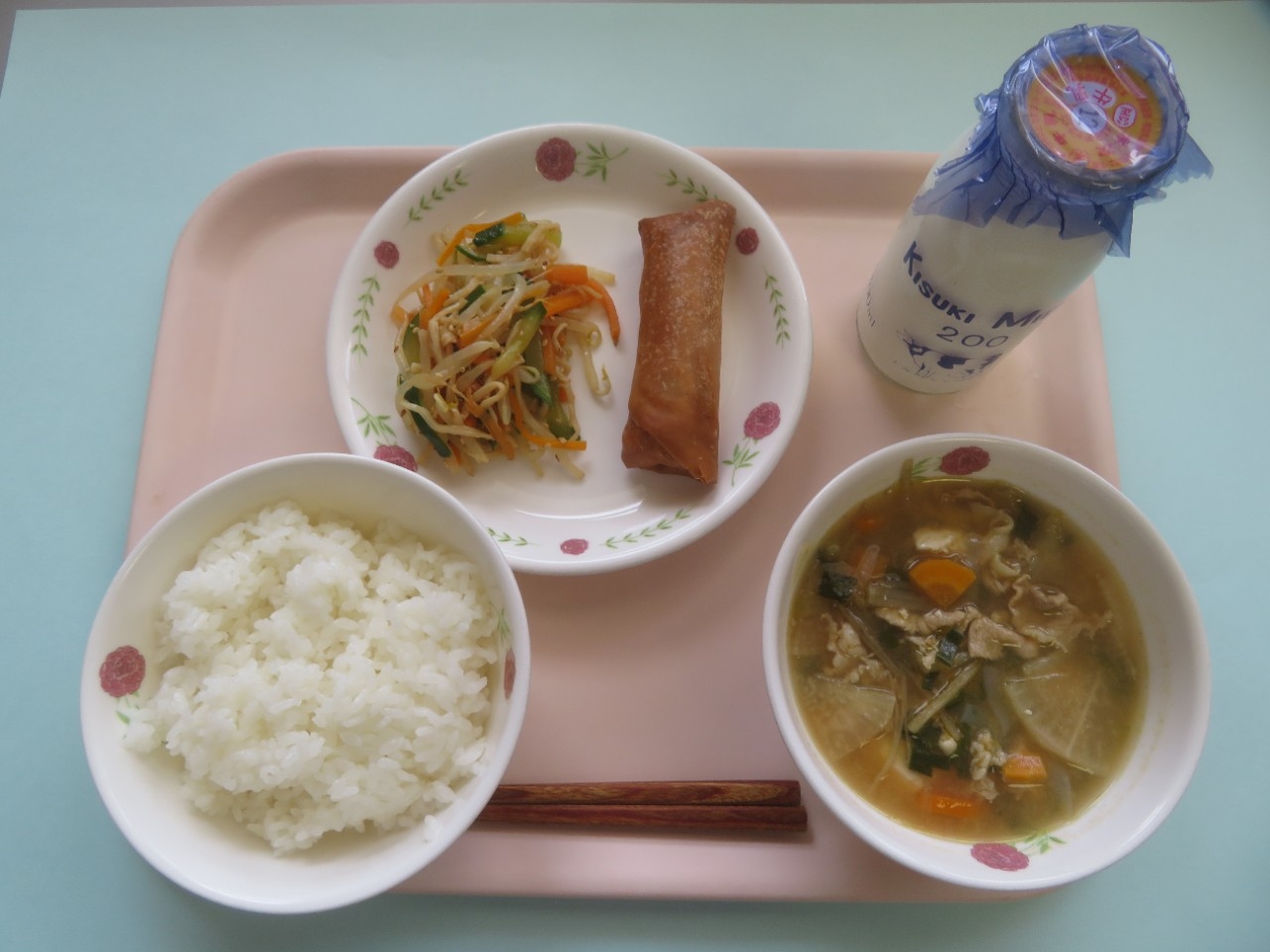 今日の給食の写真