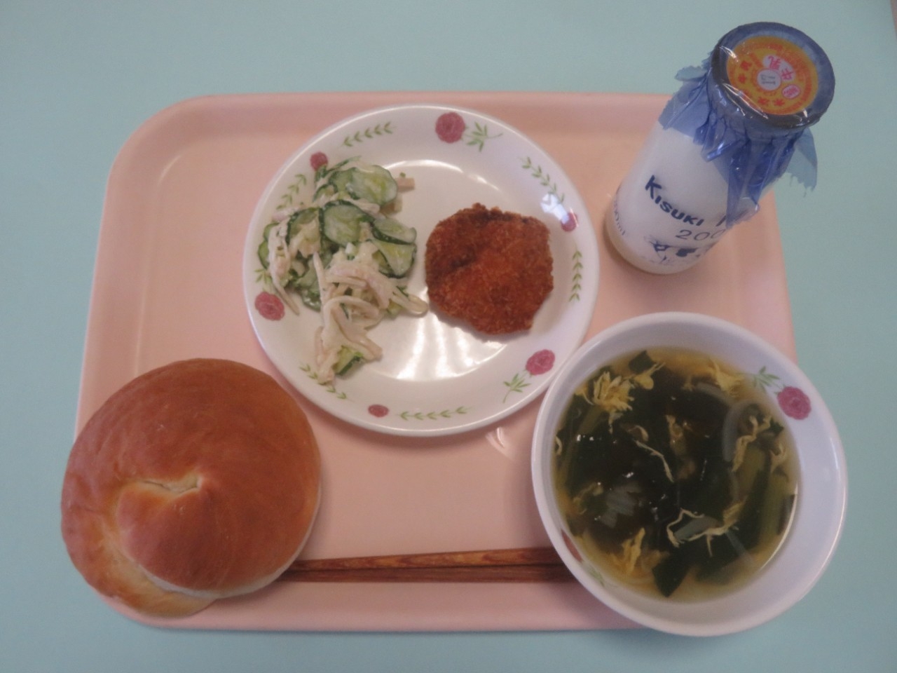 今日の給食の写真