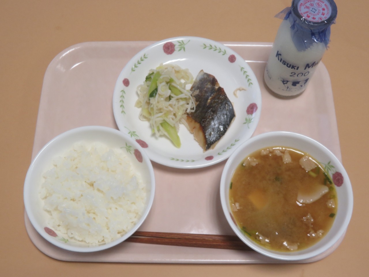 今日の給食の写真