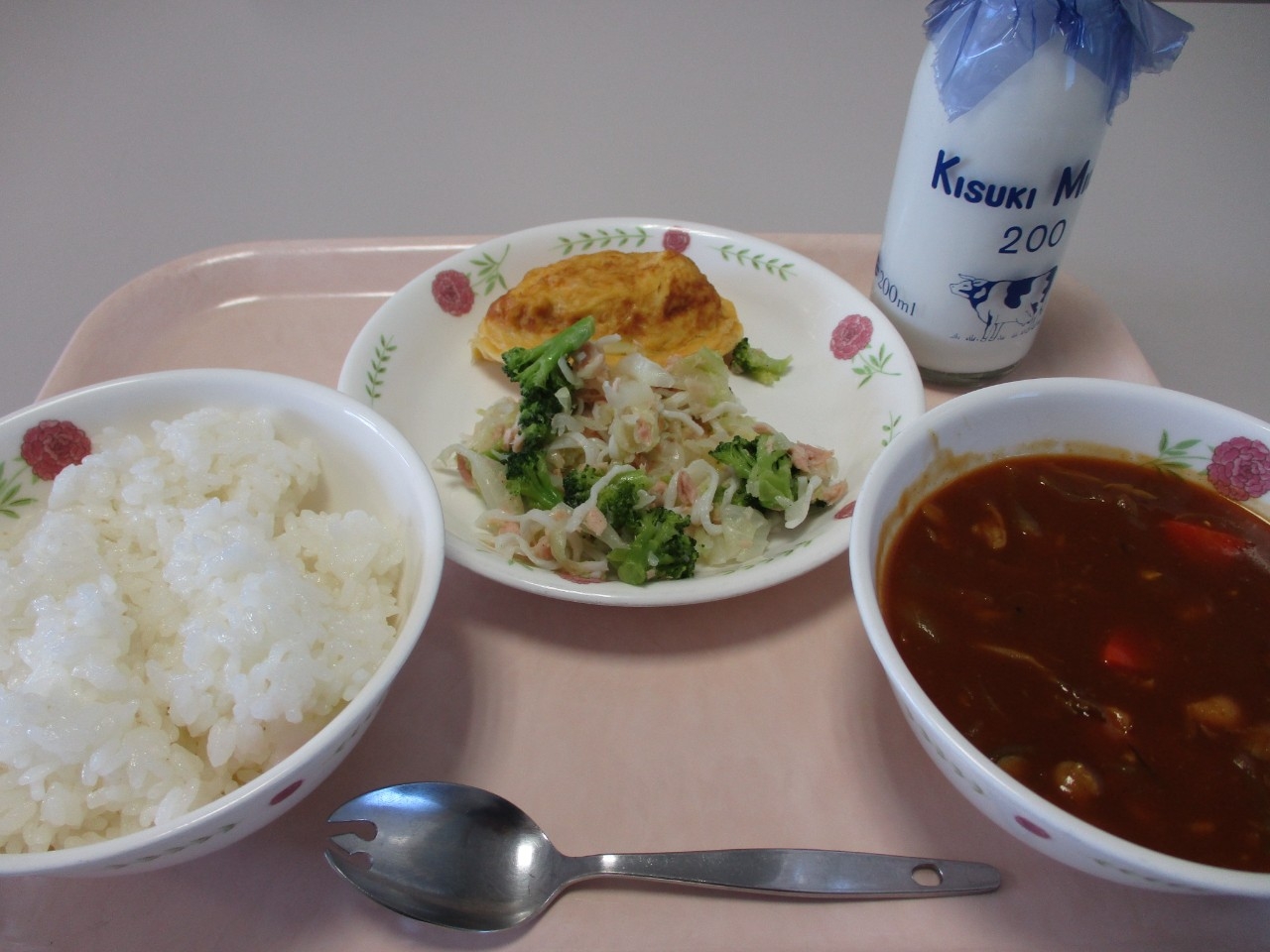 今日の給食の写真