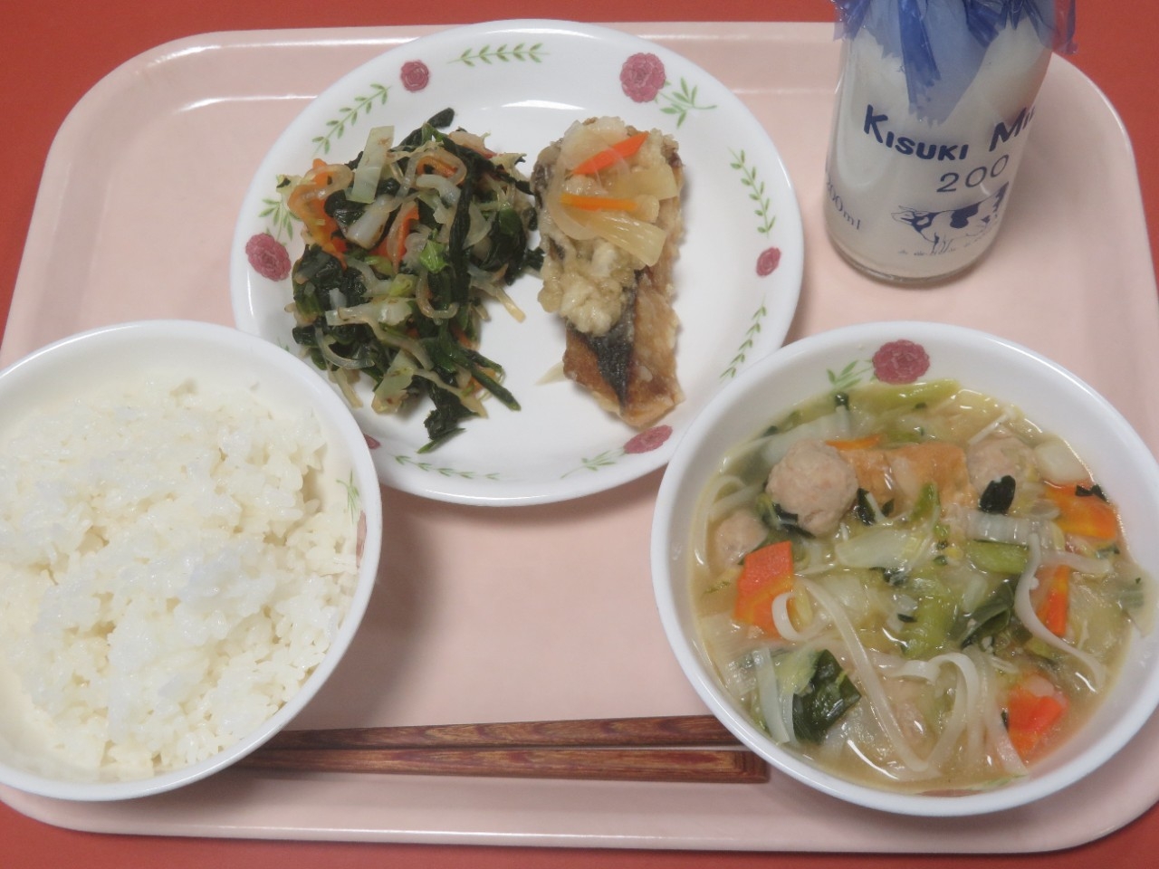 今日の給食の写真