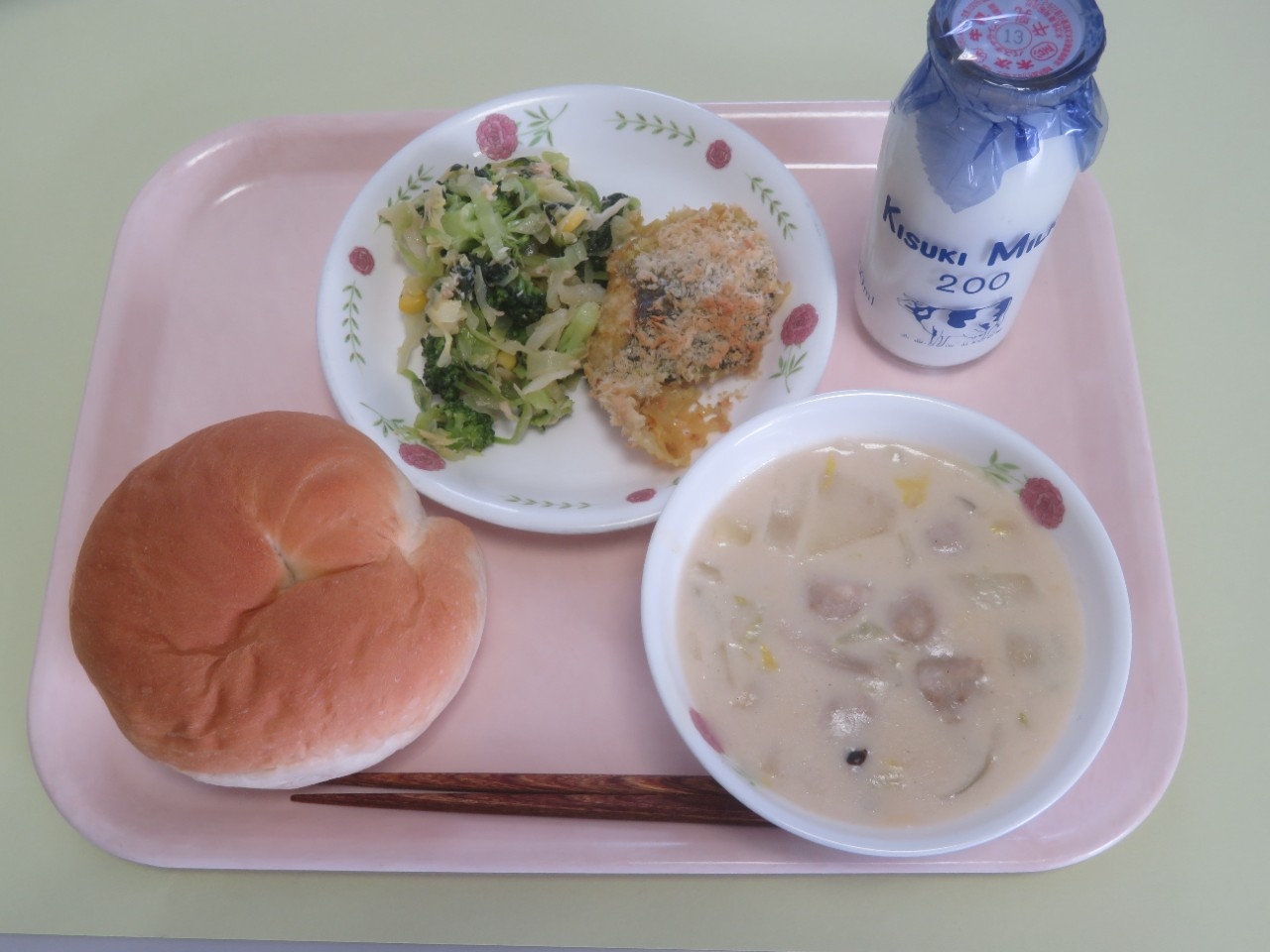今日の給食の写真