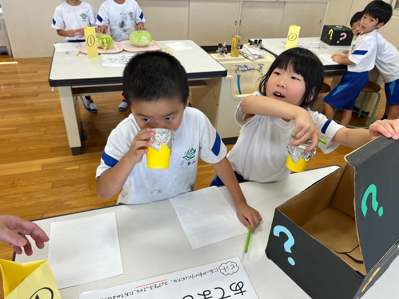 食の学習を行いました（１・３年生）