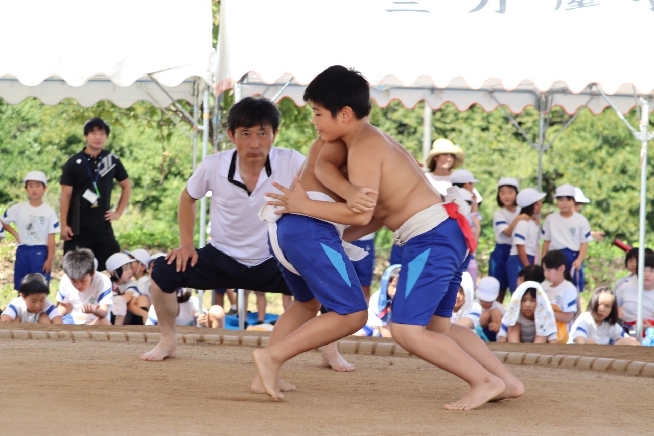 わんぱく相撲大会を行いました（3～6年生）