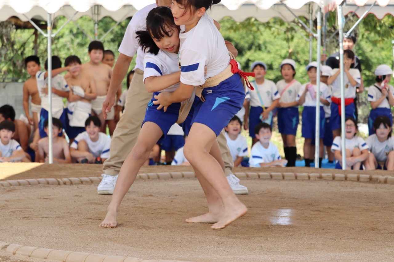 わんぱく相撲大会を行いました（3～6年生）