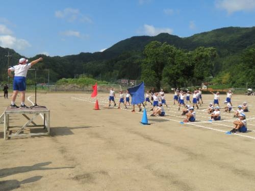 運動会、晴天の下、力を出し切りました（その１）