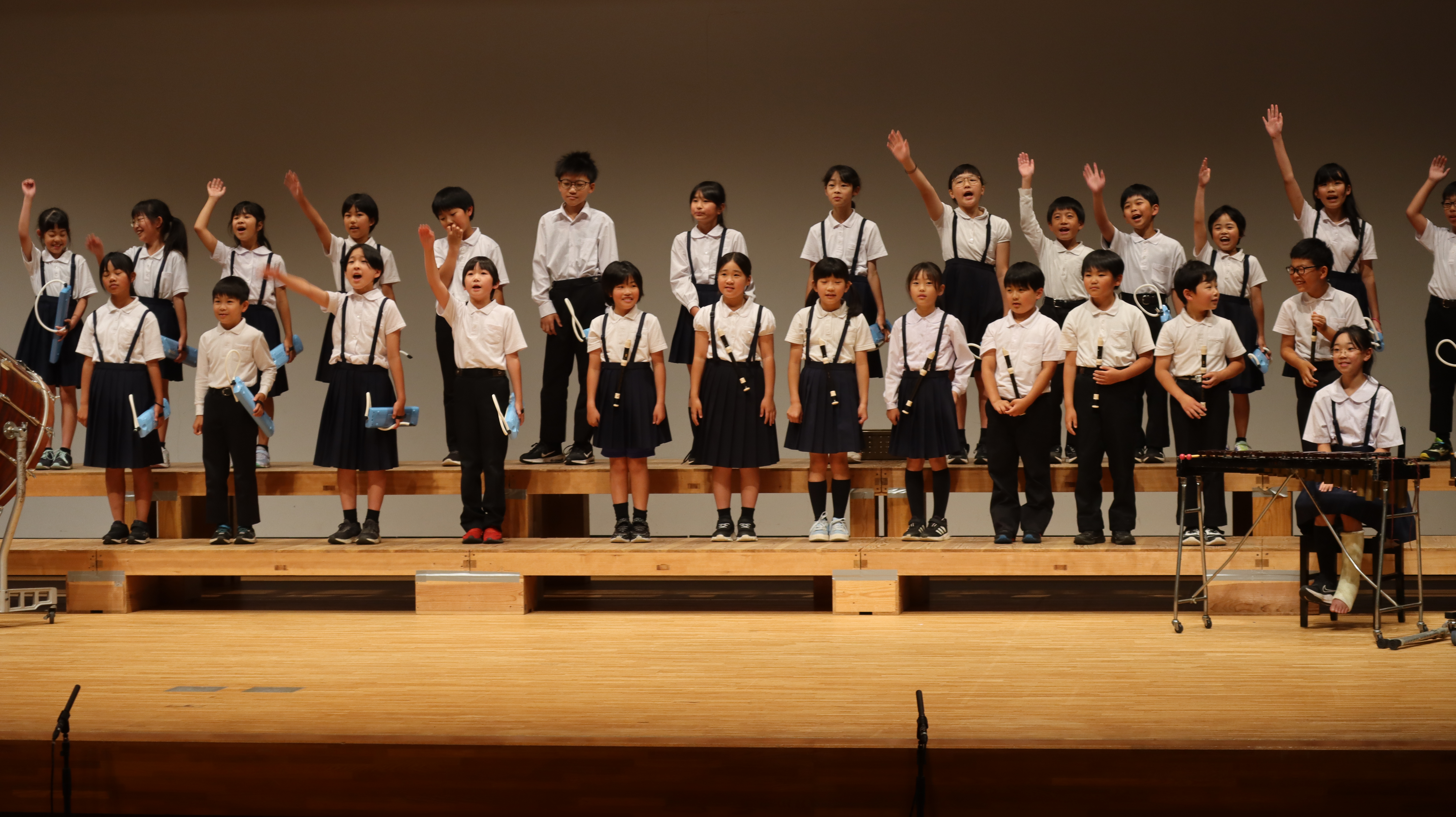 連合音楽会～音楽に親しみ、楽しみました～