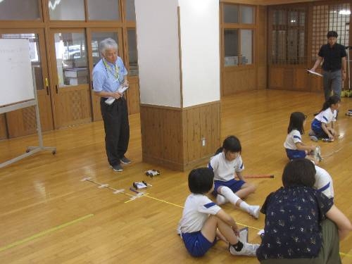 学力育成の学校訪問がありました