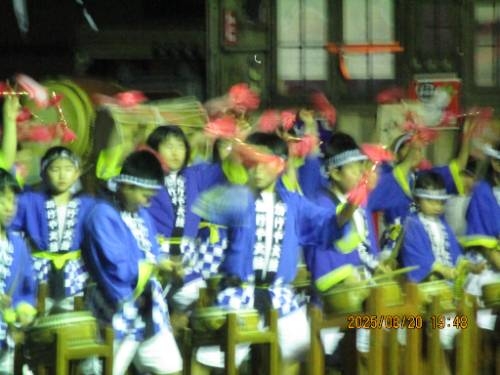 えびす祭り＆商工祭での掛合太鼓発表