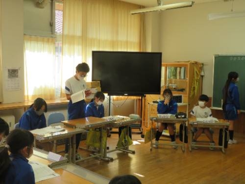 6年生を送る会への準備が始まりました