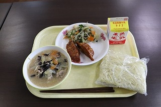 今日の給食