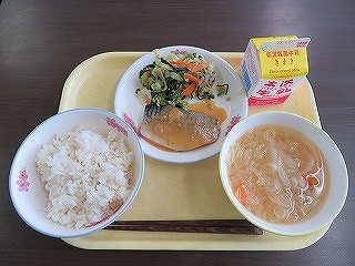 今日の給食