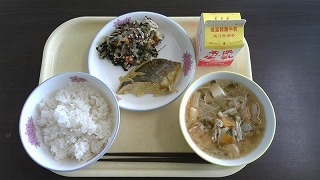 今日の給食