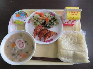 今日の給食