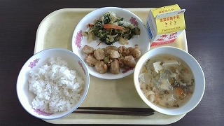 今日の給食