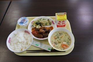 今日の給食