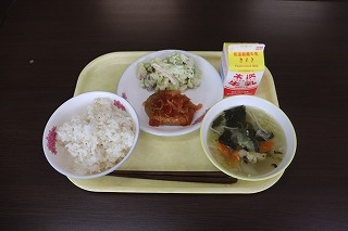 今日の給食