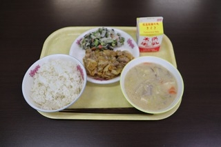 今日の給食