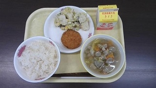 今日の給食