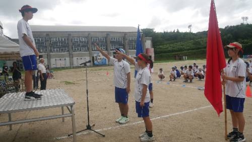 加茂中学校の『体育祭』を開催しました（9/19）