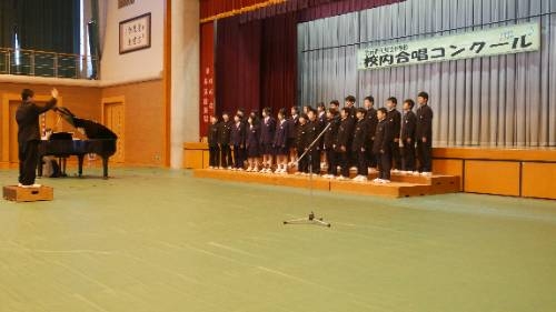「校内合唱コンクール」を開催しました（10/29）
