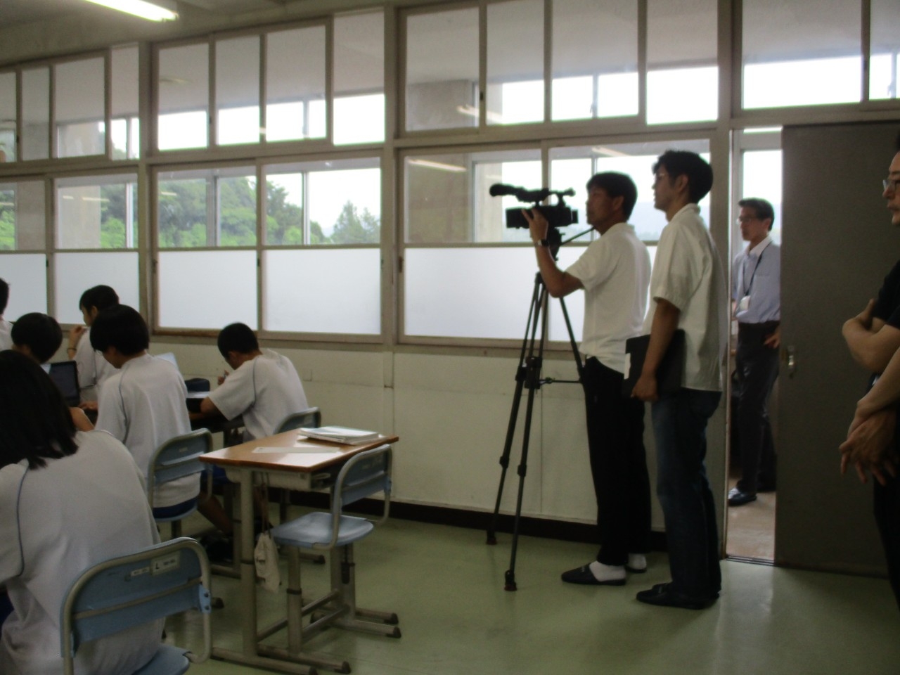 テレビ取材