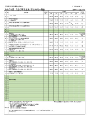 R7　７月行事予定表