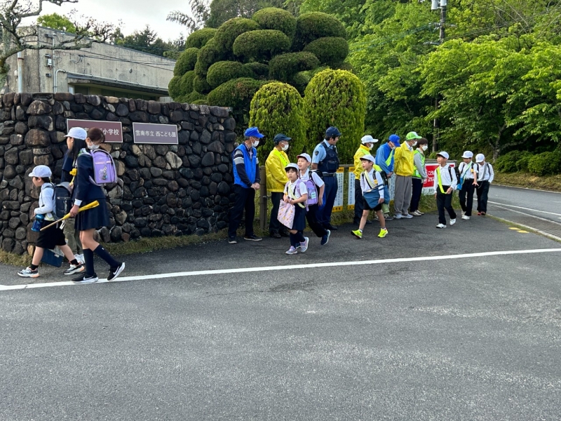 朝のあいさつ運動