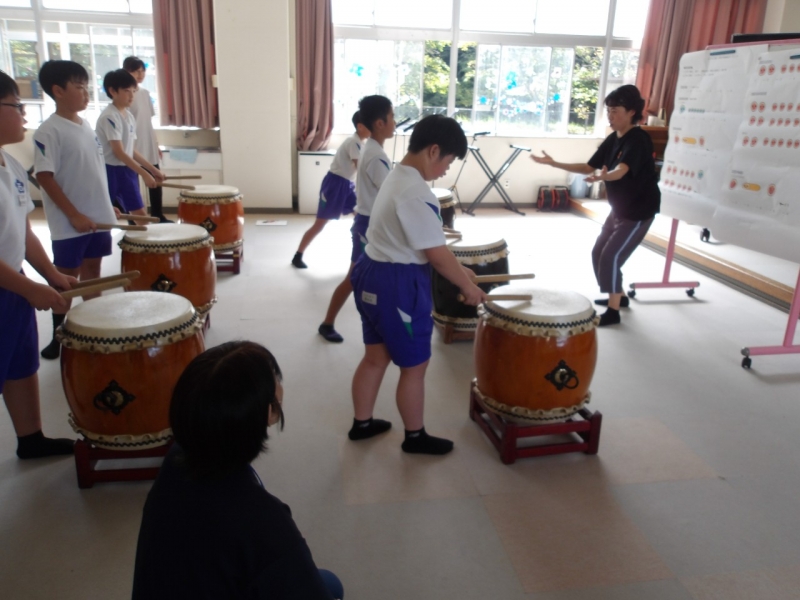 和太鼓の学習
