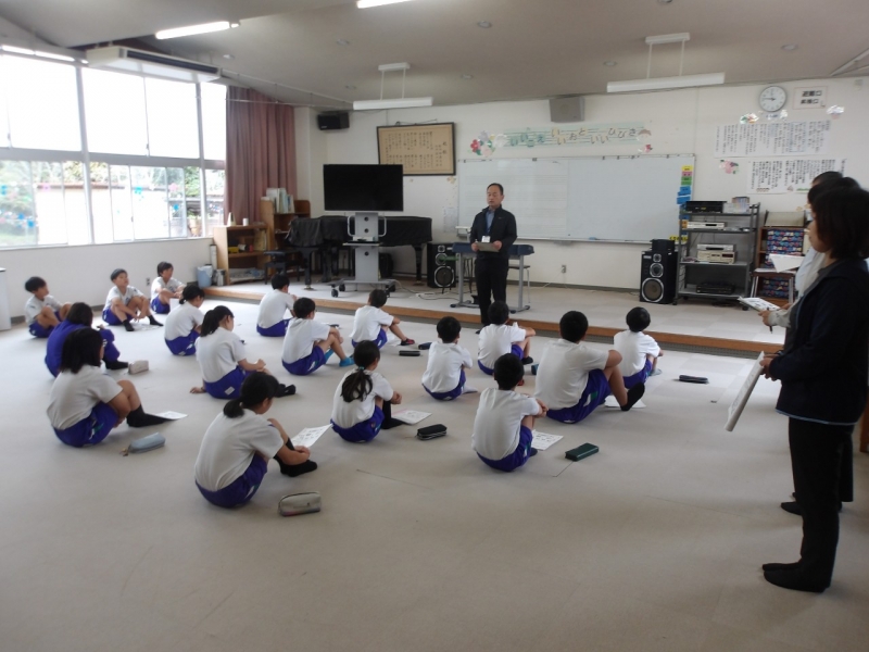 宿泊研修結団式