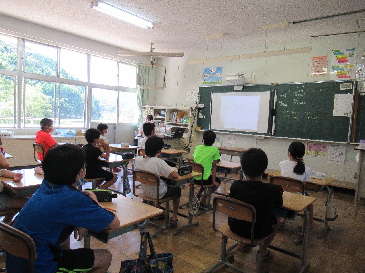 児童の活動雲南市立西日登小学校