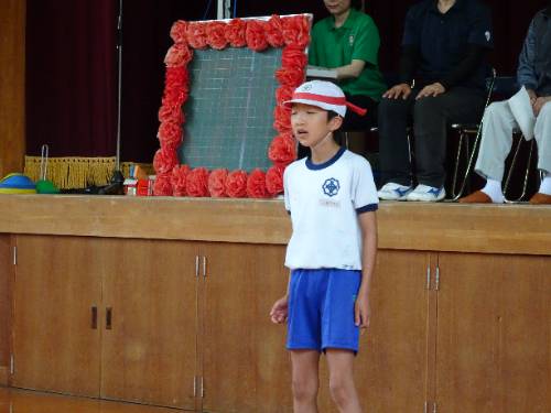 ふれあい運動会（その１）開会式