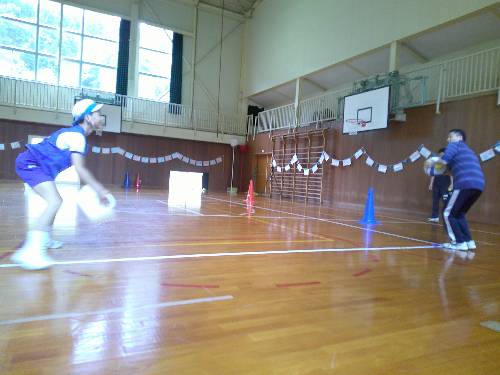 ふれあい運動会（その３）玉入れ・親子競技