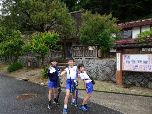 吉田小の友達との平和学習